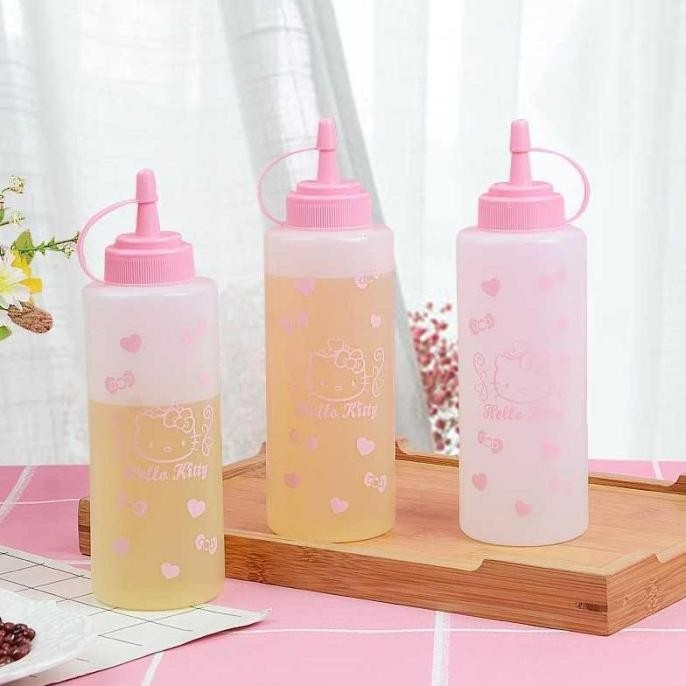 Botol Plastik / Botol Minyak / Tempat saos Kecap / Botol Hello kitty
