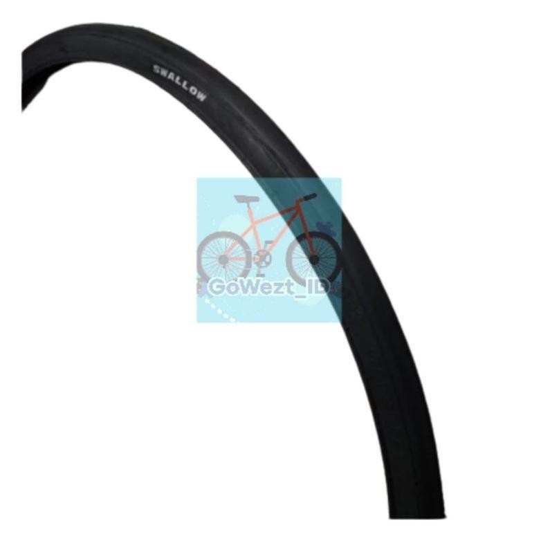 sava-   Sale Ban Luar Sepeda Ukuran 700 x 25c Swallow Deli Tire Hitam SA-205 Fixie Balap Road Bike |