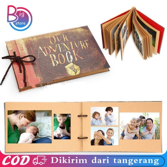 Helios Produk Terbaru Our Adventure Book / My Adventure Book / Album Foto