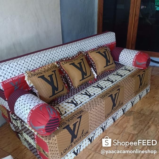Terbaru Cover/Sarung Sofa Bed Inoac Ukuran 200 X 180 X 20 Cm Limited Edition