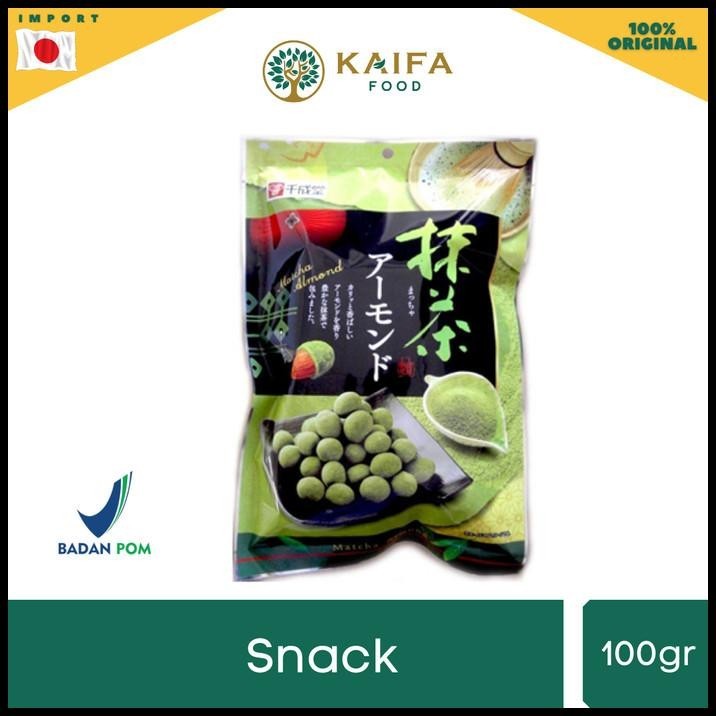 

Sennarido Matcha Almond 110Gr Cemilan Kacang Jepang
