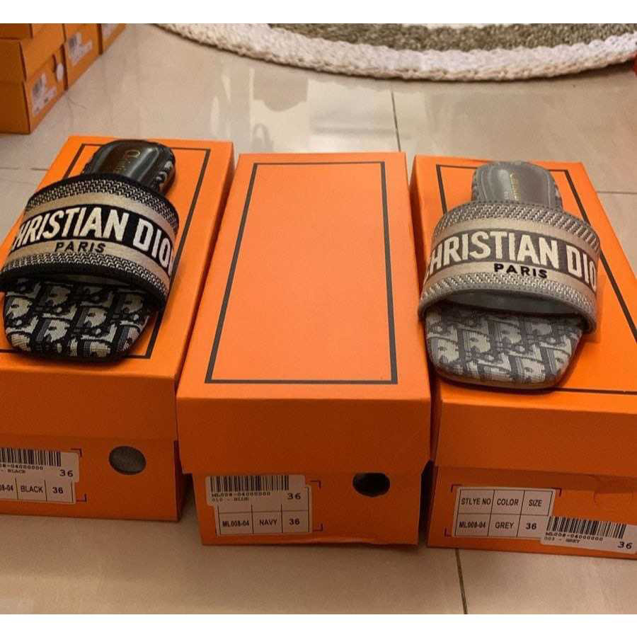 Di-or Sandal Motif - Sepatu Import Bangkok