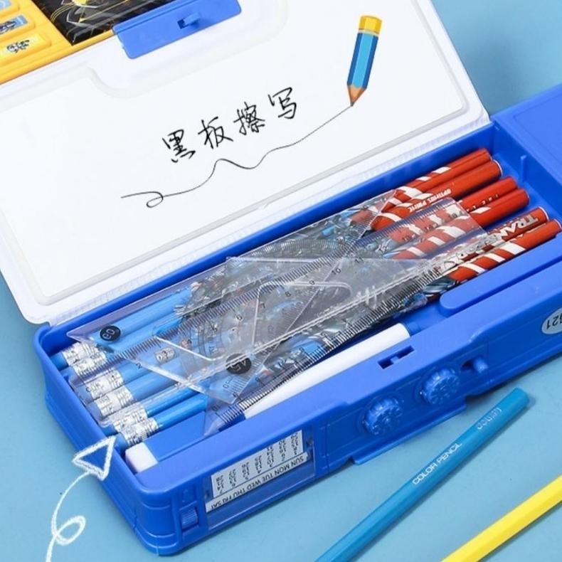 

gfd-6 Kotak Pensil Anak Laki Laki Kode Sandi Pencil Case Tempat Pensil Transformer Password Berkualitas