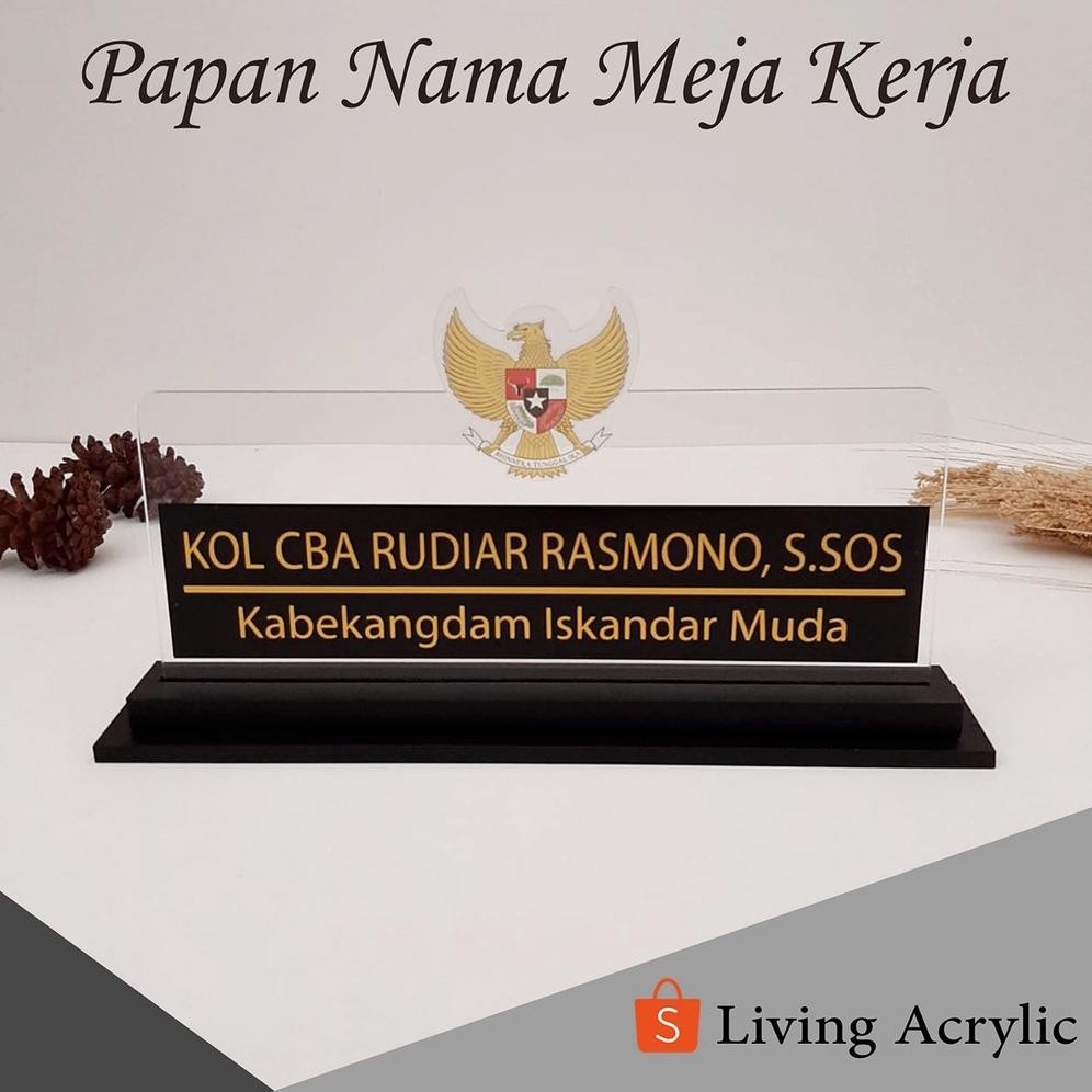 

fx-45 Papan Nama Meja Kerja Akrilik Papan Nama Meja Kantor Kayu Berkualitas