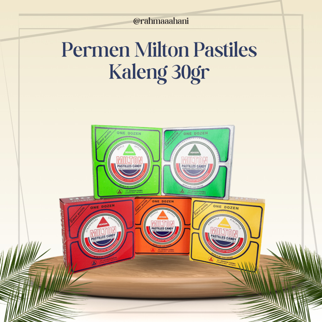 

[] 8.8 1 BOX Milton Pastilles Penyegar Nafas Semua Rasa