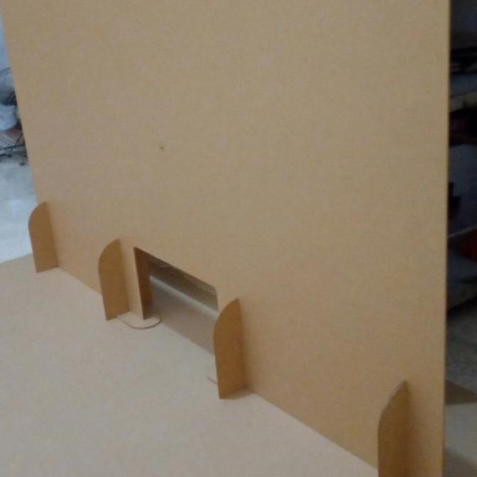 Acrylic Sekat / Partisi Meja