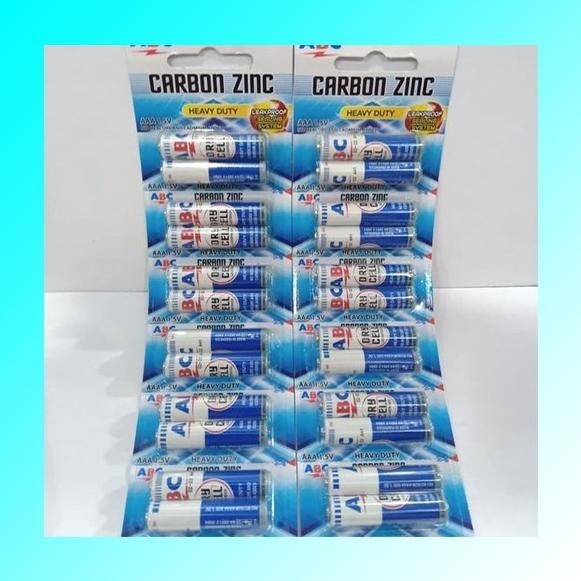 Baterai Batere Abc Biru A3 / Aaa Isi 24 Butir