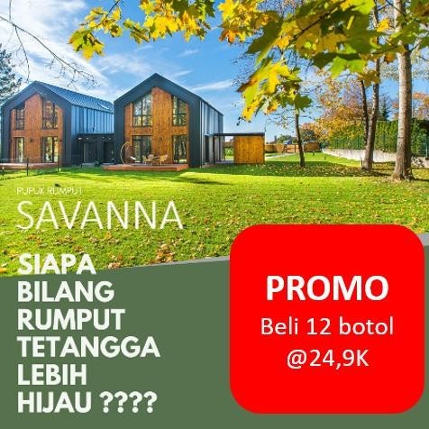 PROMO  Pupuk Rumput Gajah Mini / Pupuk Rumput Savanna 100ml