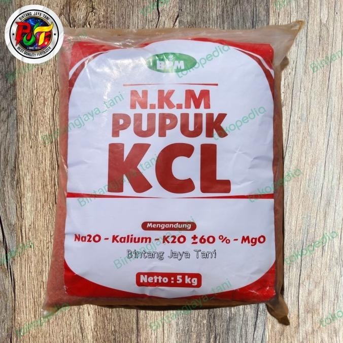 NKM KCL 5 KG/ Pupuk kcl serbuk/ Pupuk tanaman/ Kalium Tinggi/ pupuk