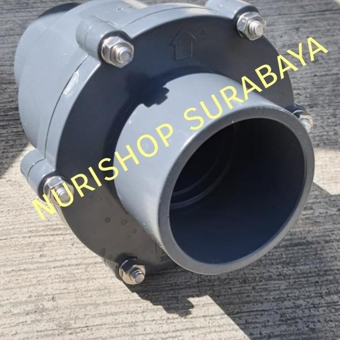 Check valve 2 inch inc Swing Tabok check valve pvc 2" inch kdj