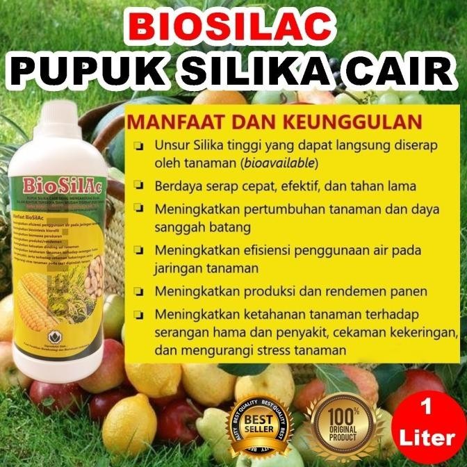 Pupuk Silika Cair Murni Biosilac 1 L Silica Tanaman Buah Sayur Hias