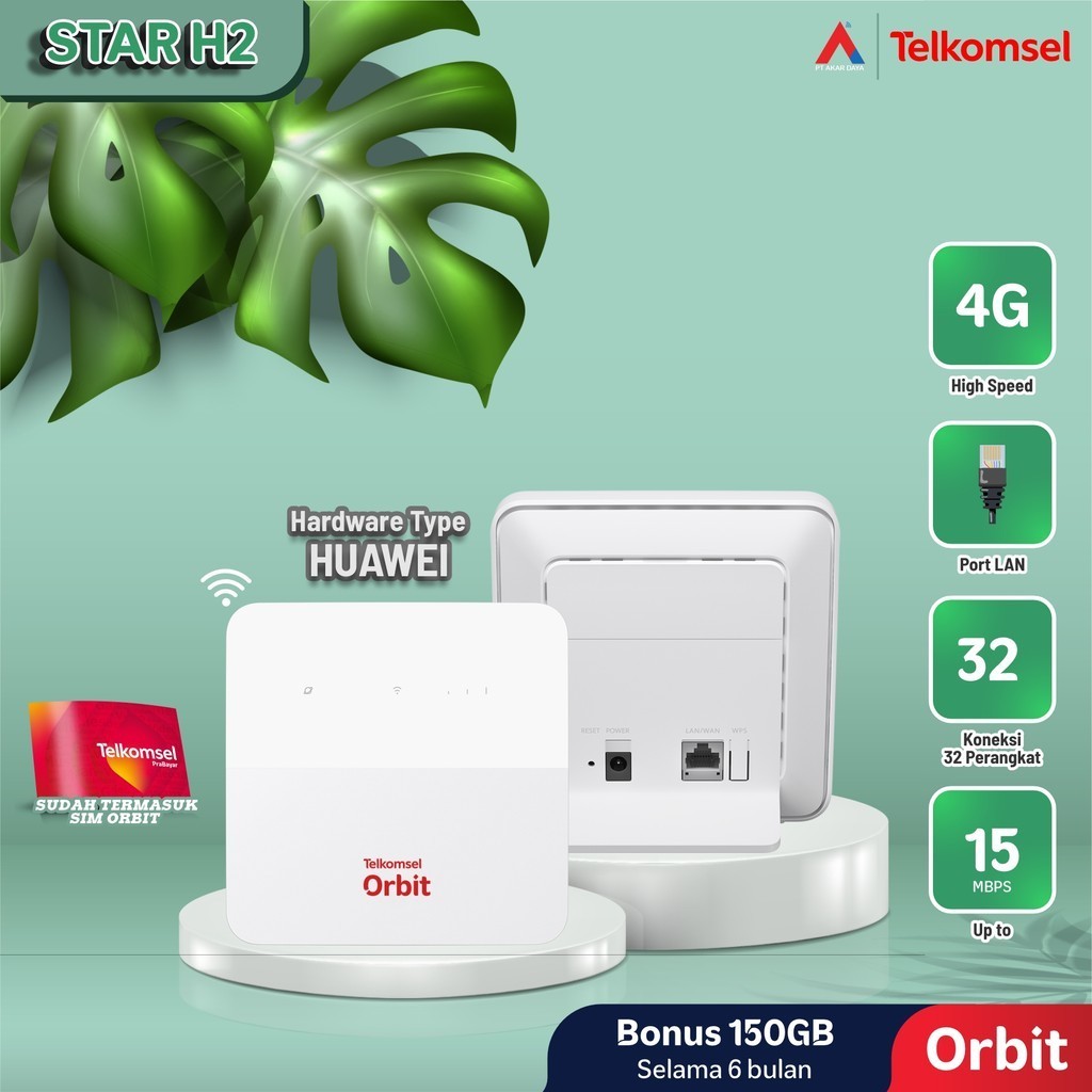 ORBIT STAR H2 - MODEM ORBIT TELKOMSEL H2
