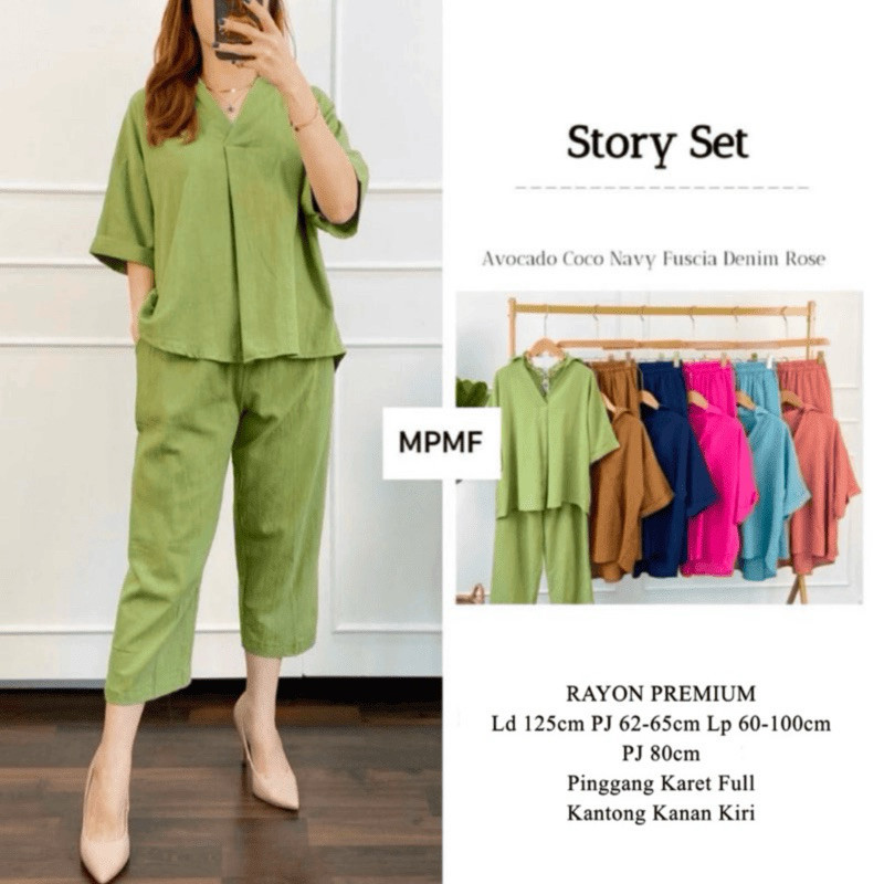 Oneset Remaja Cantik Bju Atasan Dan Bawahan Outfit Kece Setelan Wnita Dewasa Terbaru 2024 Stln Pakea