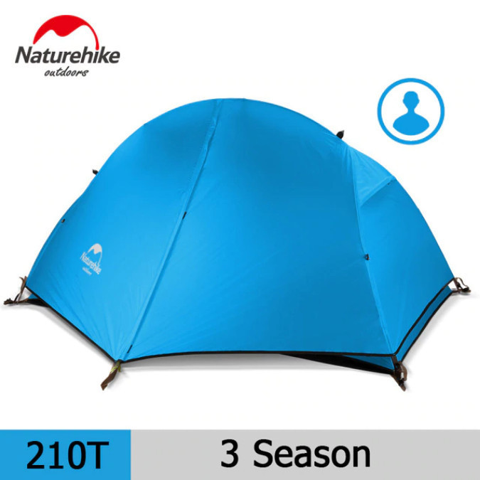 {DianShop} TENDA ULTRALIGHT NATUREHIKE 1P POLYESTER - Biru Diskon