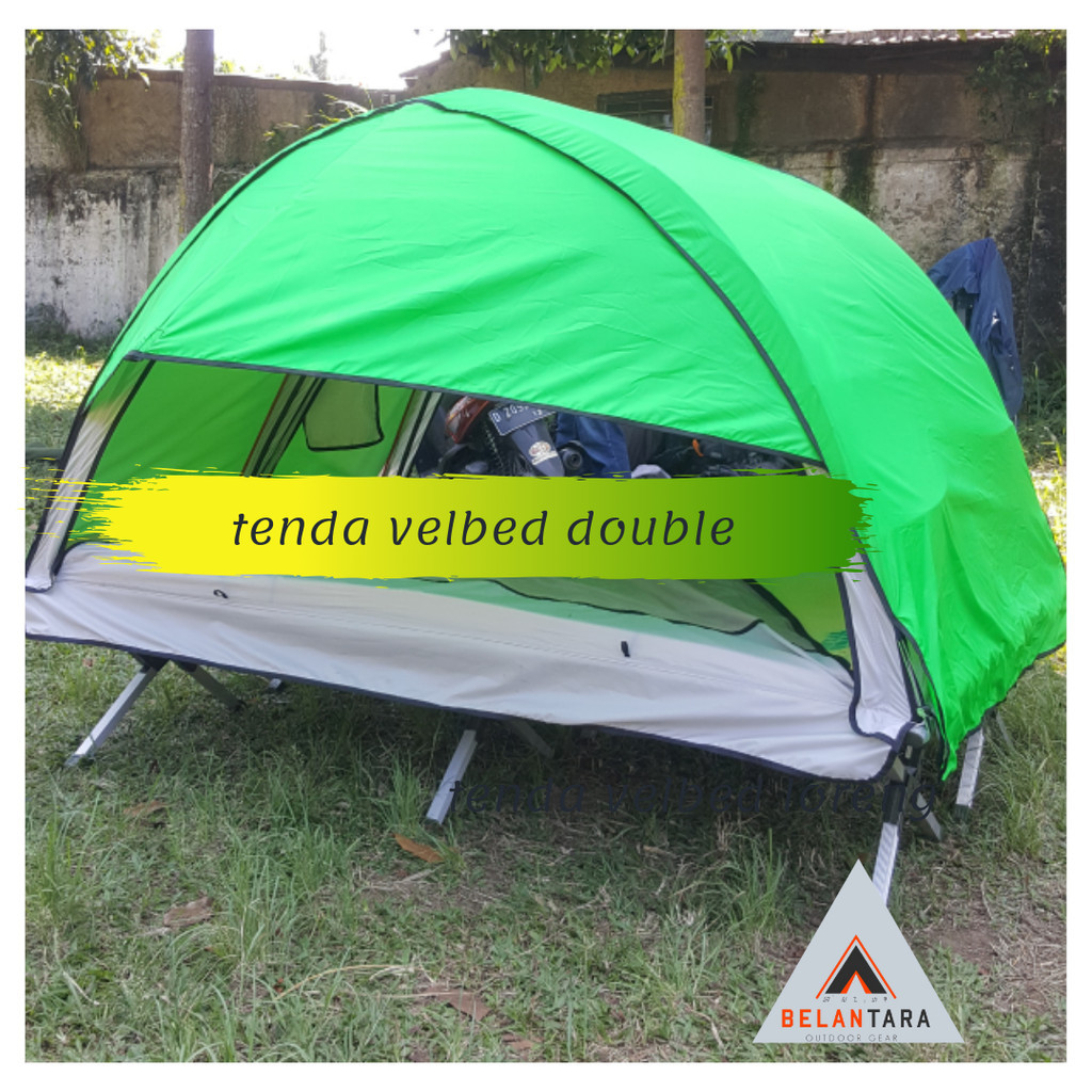 {DianShop} Tenda Velbed Double Fullset Kapasitas 2-3 Orang Belantara Adventure Diskon