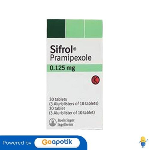 SIFROL 0.125 MG BOX 30 TABLET