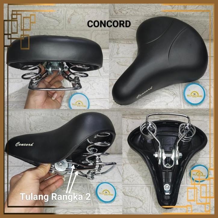 [LSS] SADEL PER SADDLE PIR LEBAR SEPEDA MINI PHOENIX CTB LIPAT CONCORD HITAM