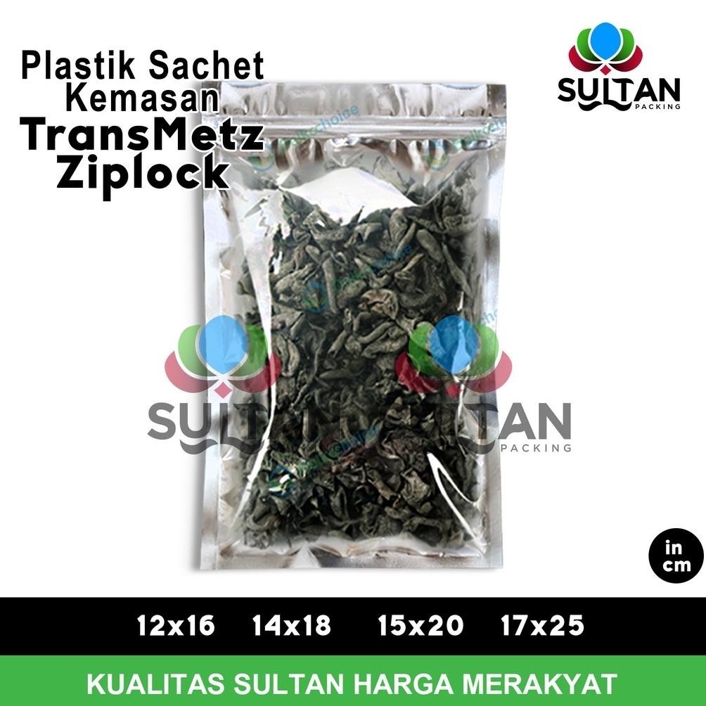 Bisa COD Plastik Sachet Bag TRANSMETZ Ziplock Kemasan Saset ||