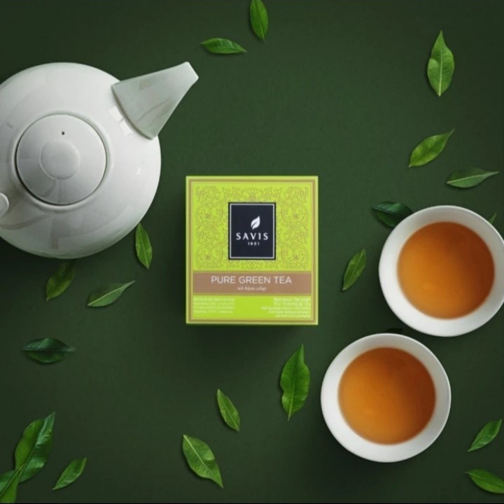 

Savis Tea Pure Green Tea | Foil Envelope