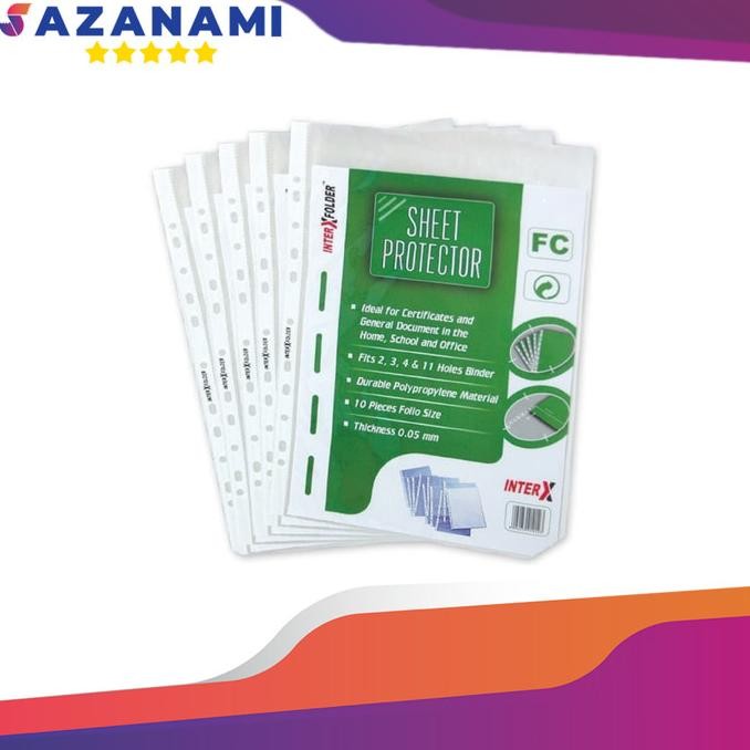 

Update PP POCKET INTER X FOLDER F4 FOLIO PP POCKET PLASTIK SHEET PROTECTOR saz4 Segera Beli
