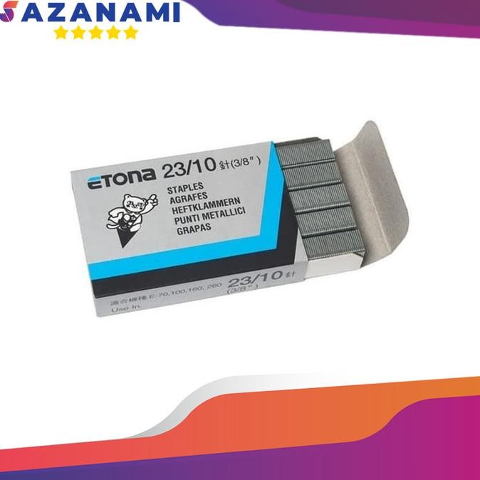 

Baru ISI STAPLES ETONA 23/10 REFILL STAPLER 3/8" STAPLER TEMBAK STAPLE GUN saz4 Berkualitas