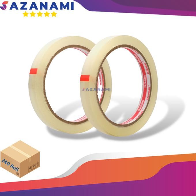 

Update 1 BOX isolasi bening 12MM x 72Y sazanami selotip solasi lakban GOJEK saz4 Segera Beli