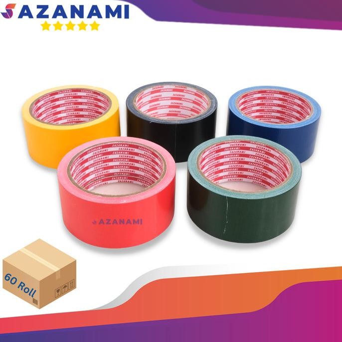 

Diskon 1 Box Lakban Kain Hitam 2" Inch x 8M Sazanami Cloth Tape (gojek) saz4 Kualitas Baik