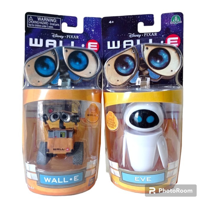 Disney Pixar Figure WALL E dan EVE Think way