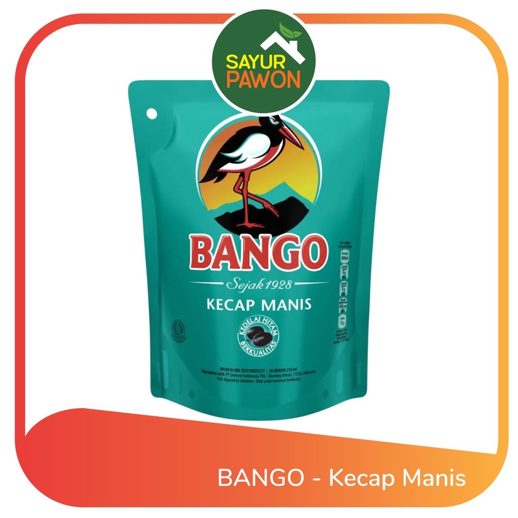 

Kecap Manis BANGO 720 gram kemasan pouch