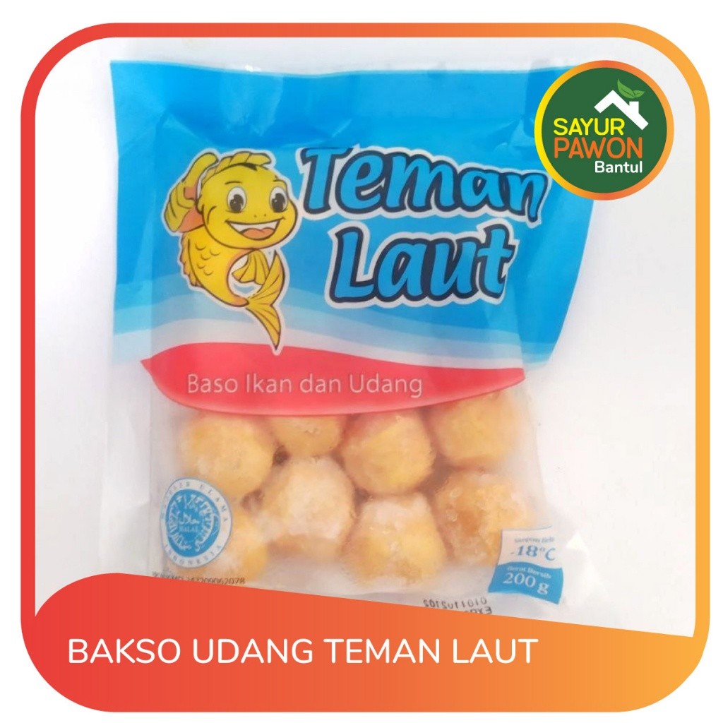 

Bakso Udang TEMAN LAUT 200 gram (Frozen Food) - Sayur Pawon Jogja