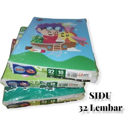 

At43 Buku Tulis SIDU 32 lembar / 1pack ( 10pcs ) Buku Tulis SIDU 32lembar Terlaris