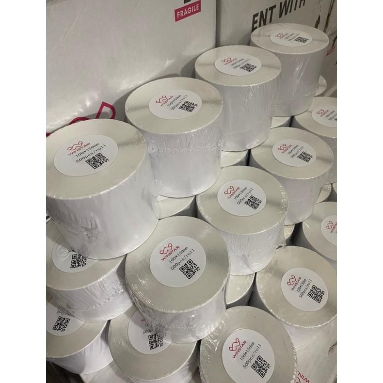 

ad-532 Kertas Thermal Sticker/Label sticker thermal 100 x 150 MM Barcode UK A6 Murah Viral