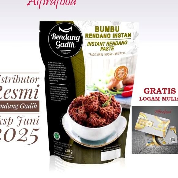

Bumbu Rendang Instan - Rendang Gadih - Pedas Sedang