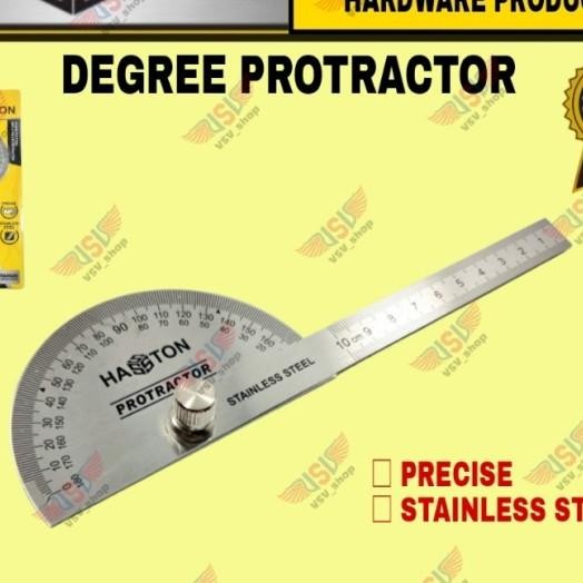 

Hasston Prohex Busur Derajat / Degree Protractor / Ggaris Busur