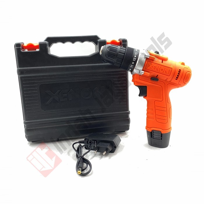 Wiji Xenon Cdd500E Single Mesin Bor Cordless Baterai Charger Besi Kayu Cas