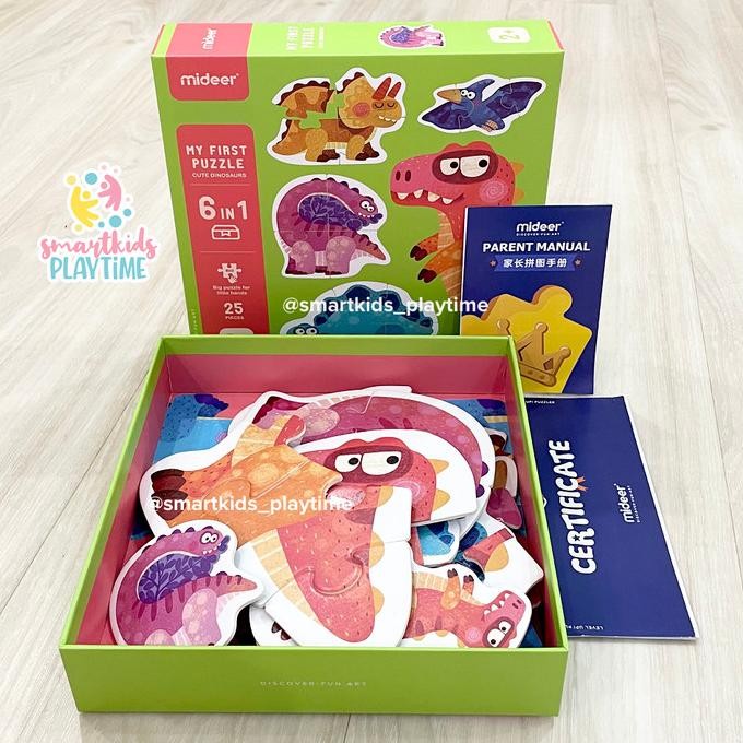 Mideer My First Puzzle Dinosaur Mainan Edukasi Anak