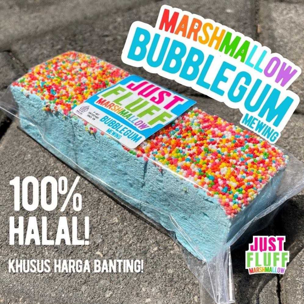 

Marshmallow JustFluff BubbleGum Mewing [HALAL] [3 KOTAK]