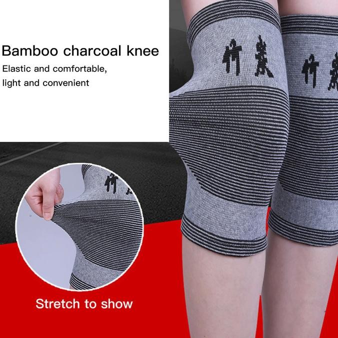 

Knee Support Deker Lutut Bamboo Sinar Infrared 1 Pair Brace Knee Pad