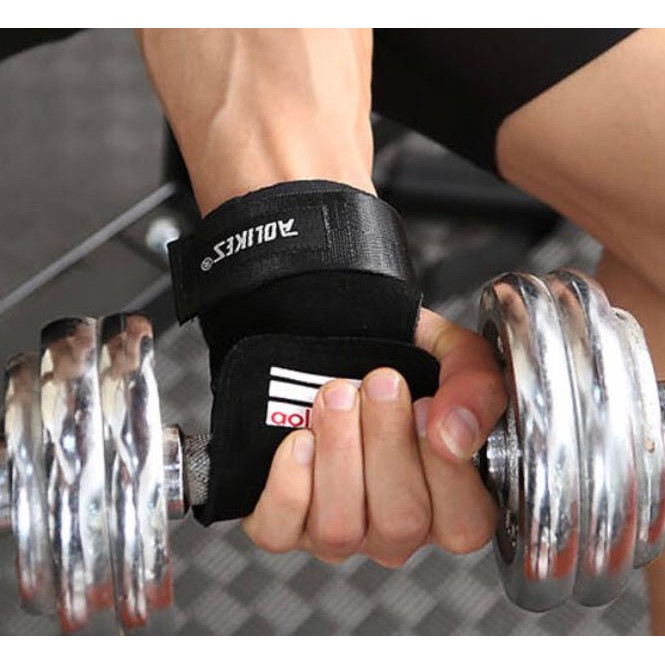 

Aolikes 7639 Wrist Wrap Strap Support Sarung Tangan Gym Fitness Grip
