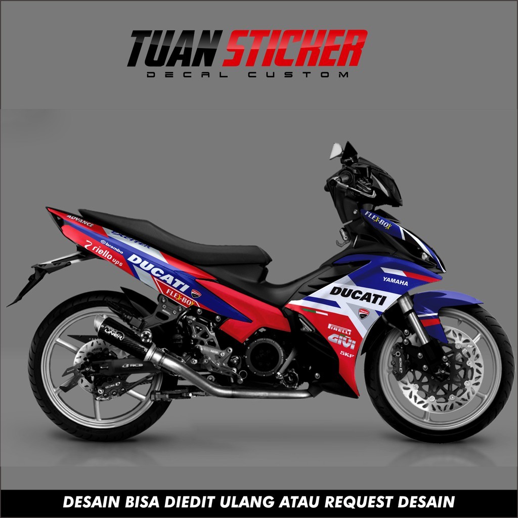 Sticker decal  jupiter mx 135, Striping jupiter mx 135 , Sticker jupiter mx 135 duca