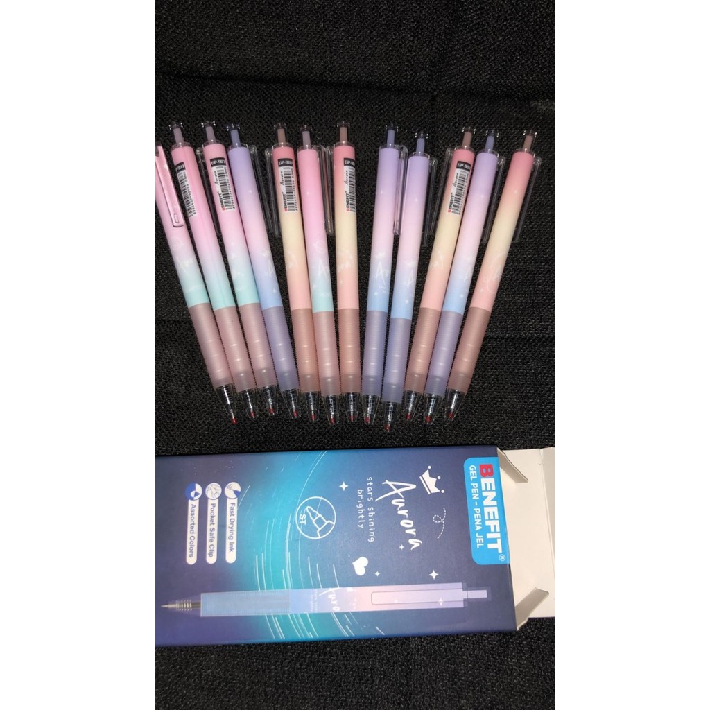 

] ballpoint gel benefit aurora 05 kode gp 907 satuan kokoro sarasa killer warna gradasi