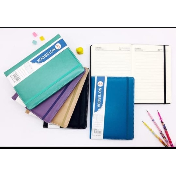 

paling diminati] buku agenda karet ukuran a5 21x 15( ukuran cover) KODE 36-25 /C23 isi 88 lembar