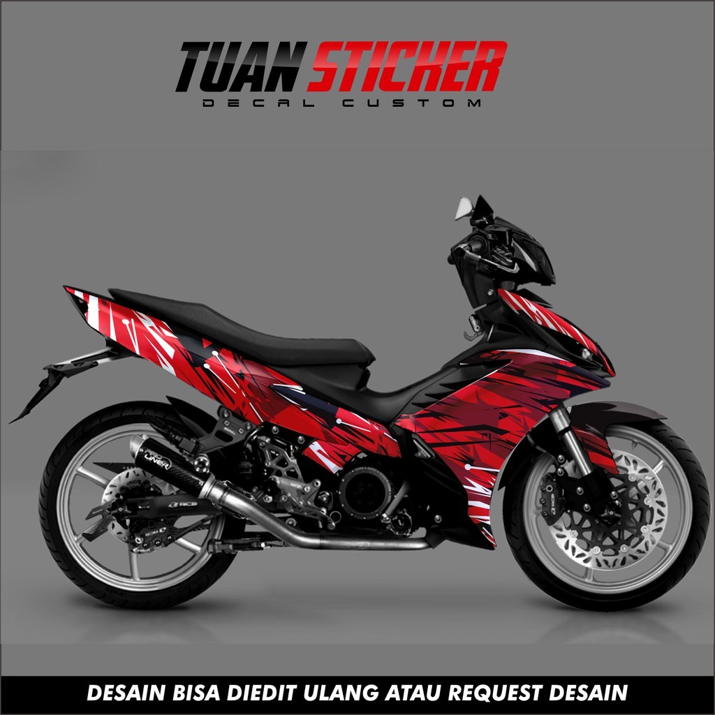 Sticker decal  jupiter mx 135, Striping jupiter mx 135 , Sticker jupiter mx 135 abstrac