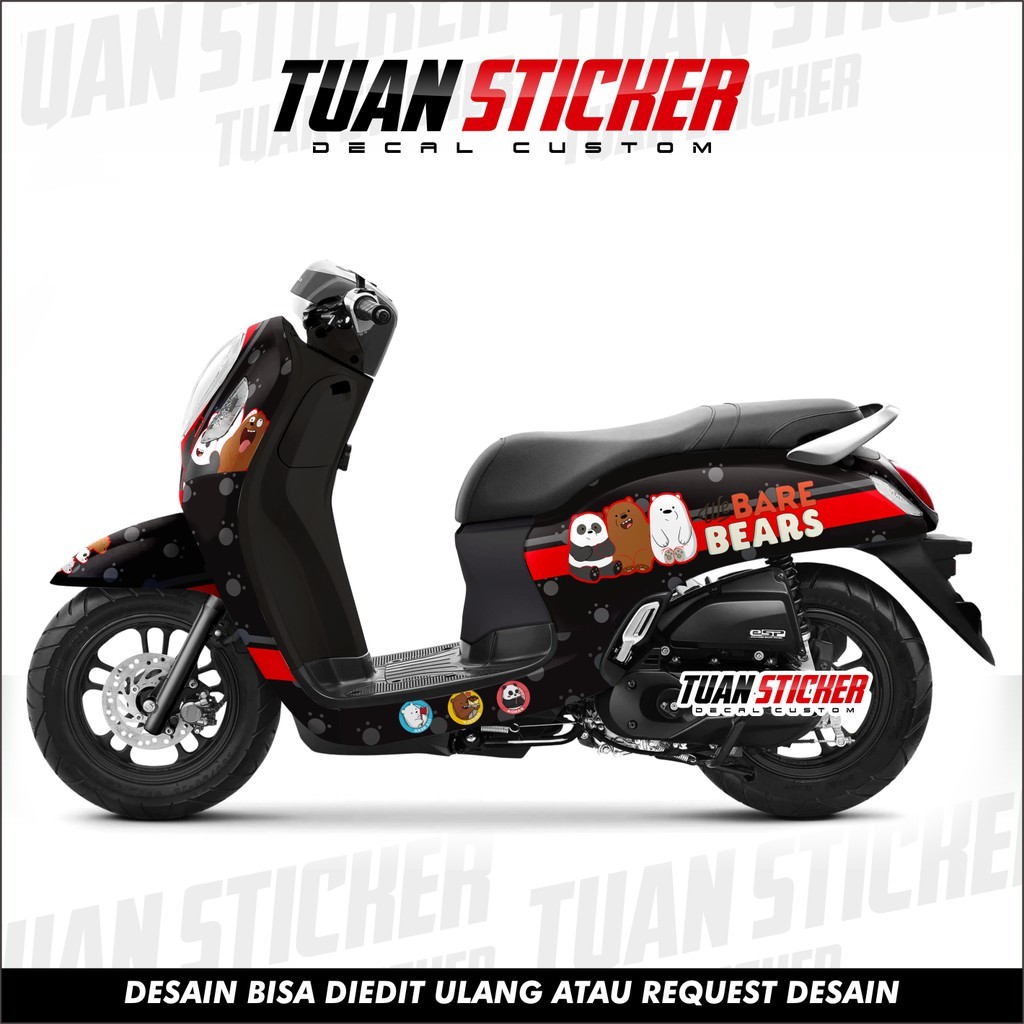 Sticker Striping Decal Scoopy 2021, sticker scoopy 2021, striping scoopy 2021 stiker scoopy 2021 Bar