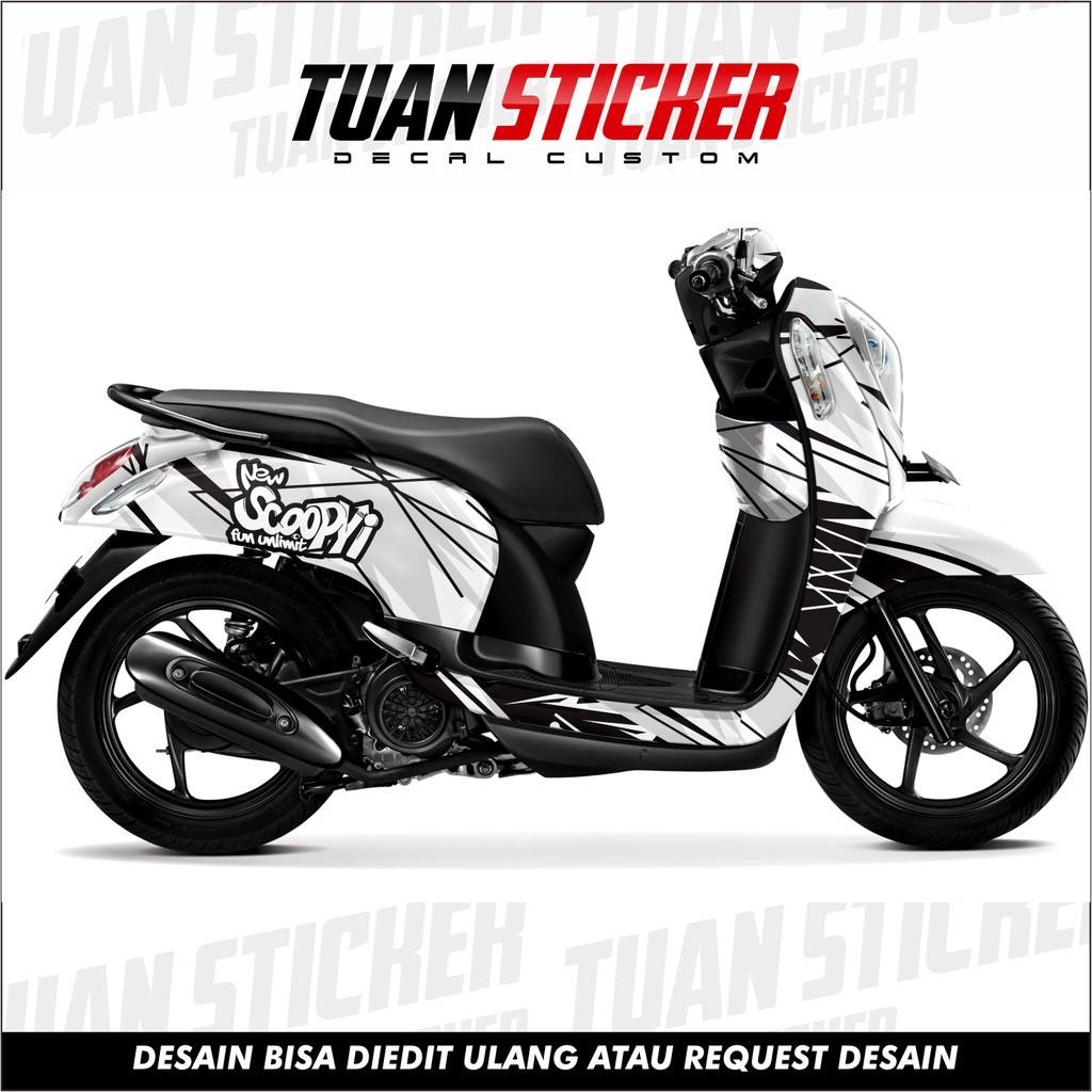 Sticker Striping Decal Scoopy FI, decal scoopy FI , cetak striping decal scoopy FI , Stiker Scoopy 7