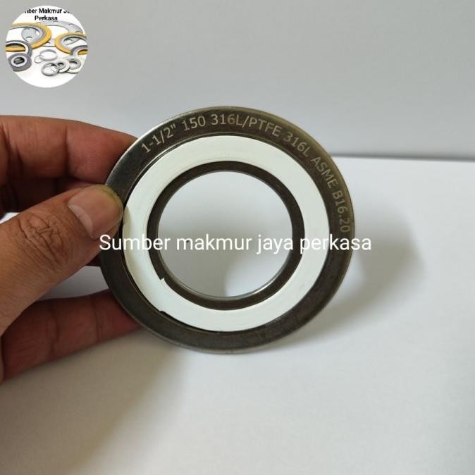 

Swg Ansi 150 Ss316 Filler Ptfe ( Spiral Wound Gasket Ansi 150 ) 11/4