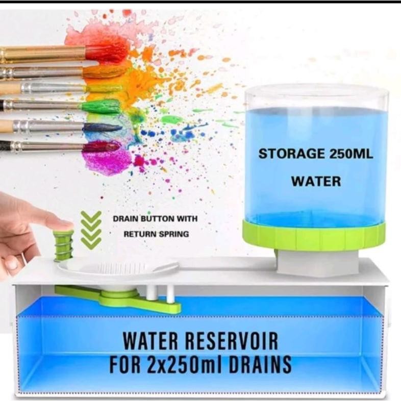 

jg-56 brush rinser paint,pembersih kuas lukis,pembersih kuas cat,brush cleaner,dispenser brush rinser,brush rinser paint brush,alat pembersih kuas lukis Original