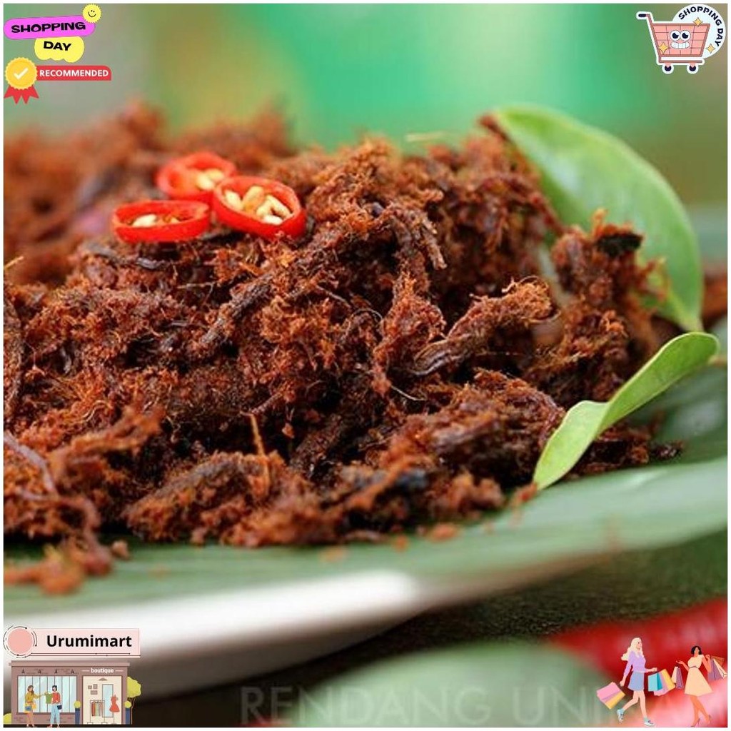 

Uninam Rendang Daging Suwir 150Gr / Rendang Sapi Makanan Kemasan Rendang Makanan Cepat Saji Rendang D Promo 8.8