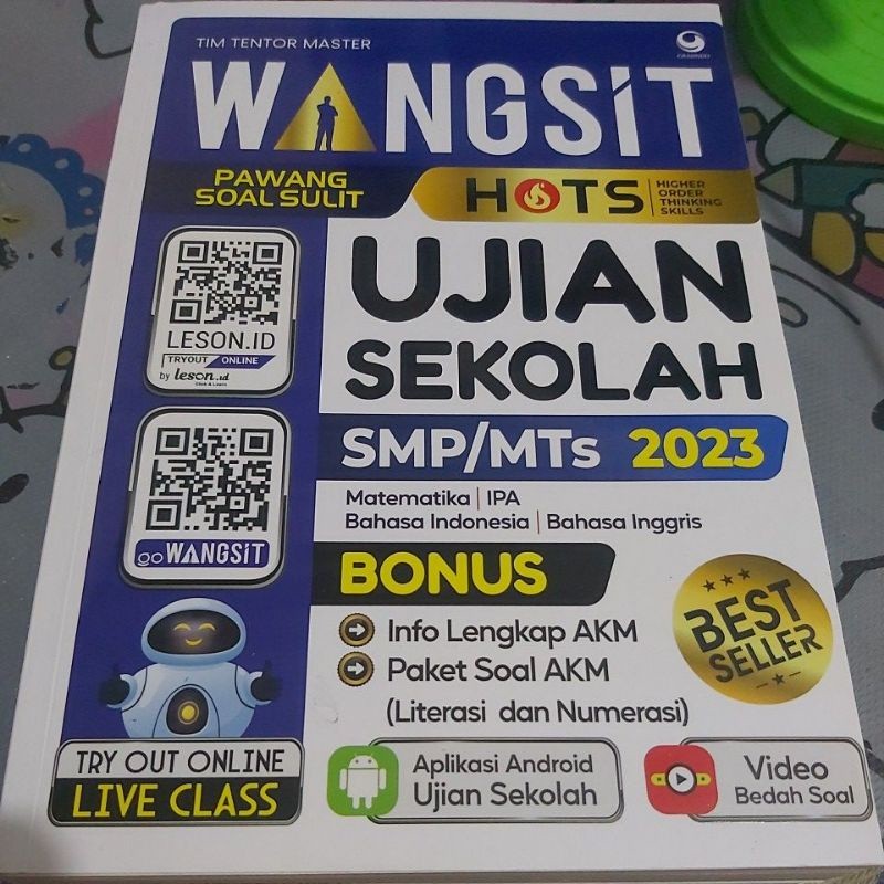 

JUAL CEPAT BUKU WANGSIT PAWANG SOAL SULIT UJIAN SEKOLAH SMP MTS 2023