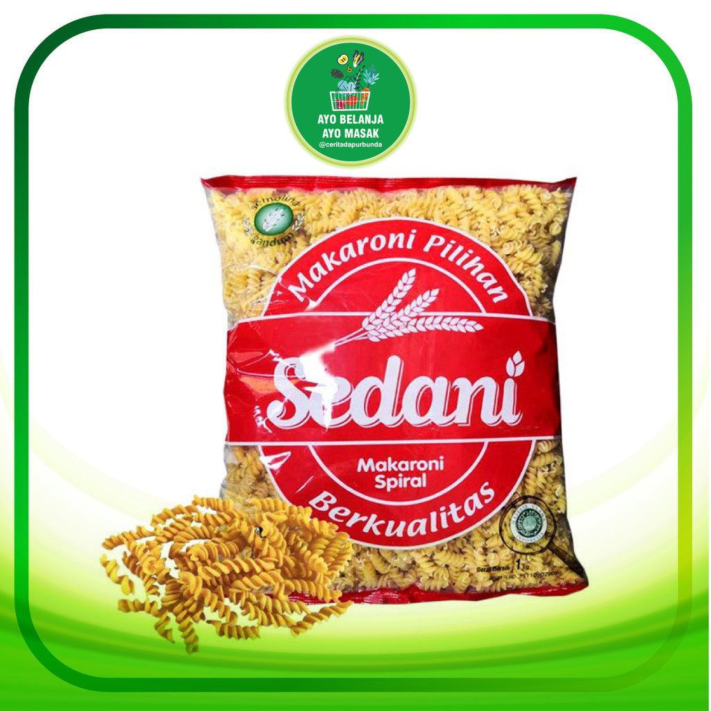 

Makaroni cap Sedani kemasan 1 kg